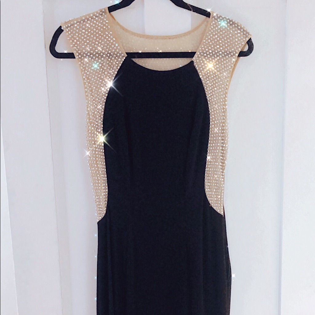 Gently Worn Black Formal Gown